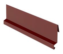 Aanhaak windlijst RŠ 167, Prefalz stucco, Donkerrood P.10 RAL 3009