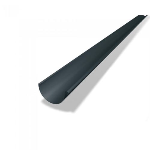 PREFA goot, aluminium dakgoot Ø 125 mm, lengte 3M, Antraciet P10 RAL 7016