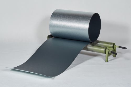 PREFA aluminium plaat Prefalz 0,70 x 650mm Antraciet P.10 stucco ( RAL7016)