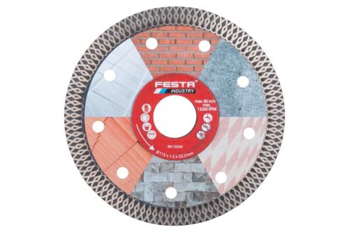 FESTA Diamant doorslijpschijf INDUSTRY 115x1.2x22.2mm 21200.01