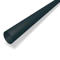 PREFA aluminium afvoer Ø 80 mm, lengte 3M, Antraciet P10 RAL 7016